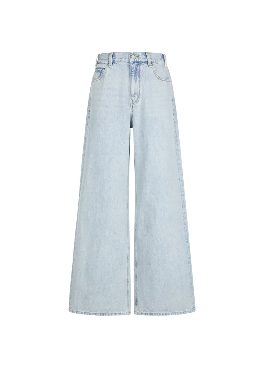 JNBY Relaxed Cotton Flared Jeans