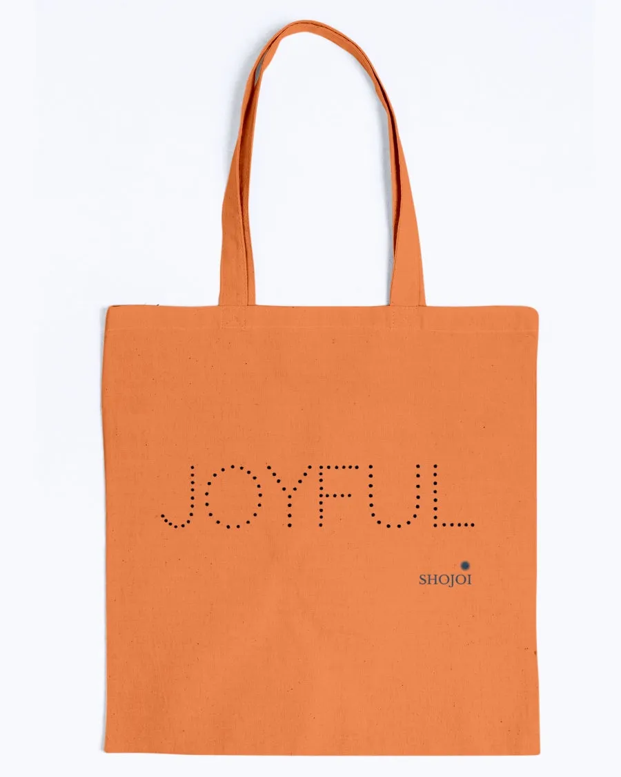 Joyful Lightweight Canvas Tote