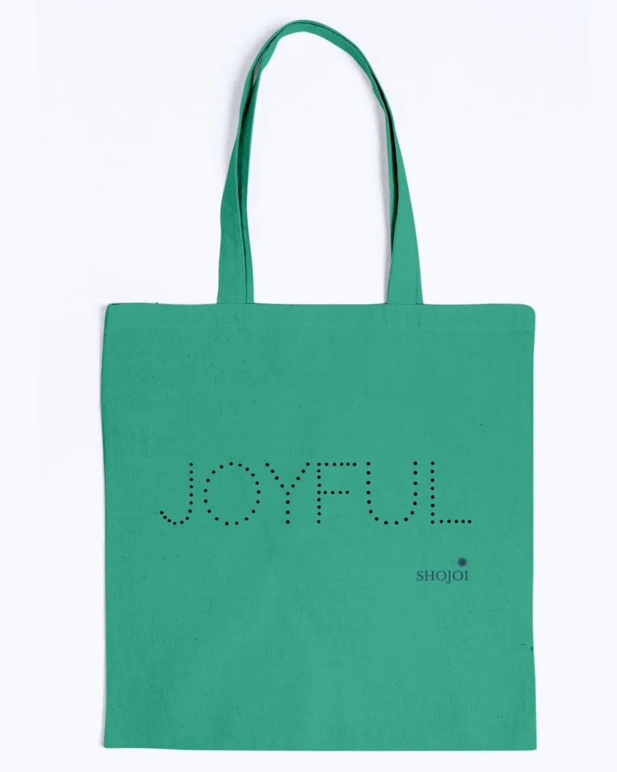 Joyful Lightweight Canvas Tote
