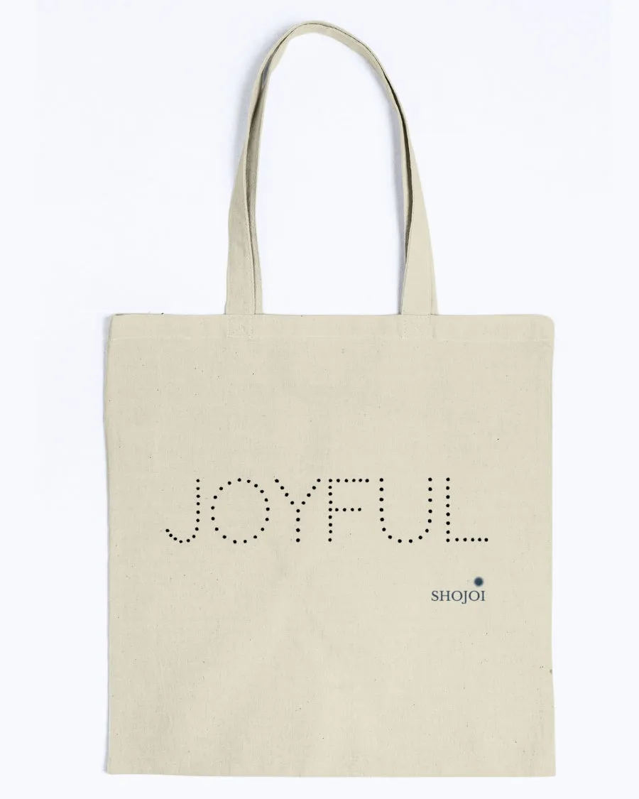 Joyful Lightweight Canvas Tote