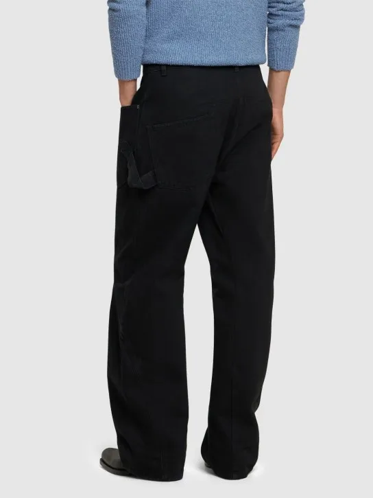 JW Anderson   Twisted cotton workwear jeans 