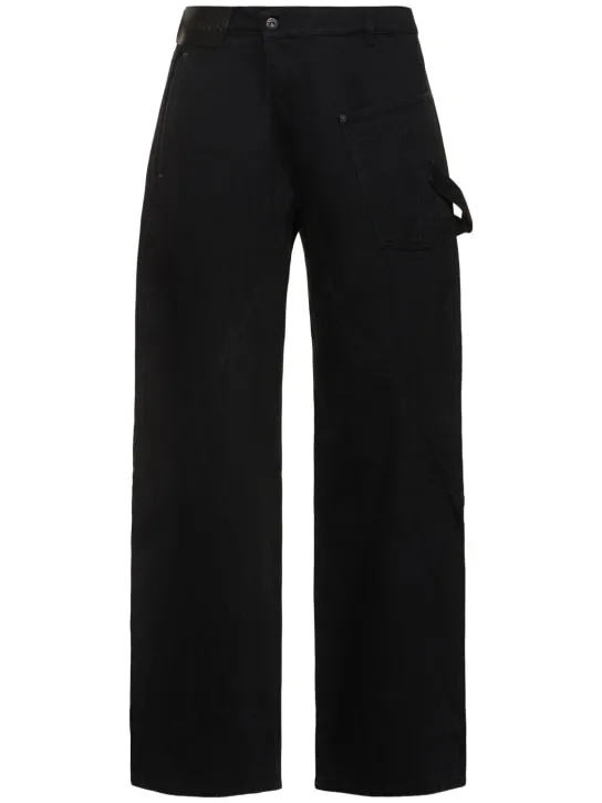 JW Anderson   Twisted cotton workwear jeans 