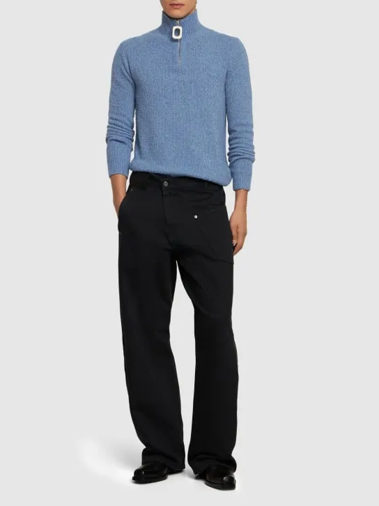 JW Anderson   Twisted cotton workwear jeans 