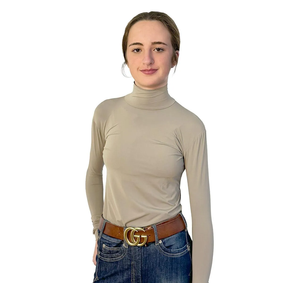 Kismet Alexa Solid Turtleneck Schooling Shirt