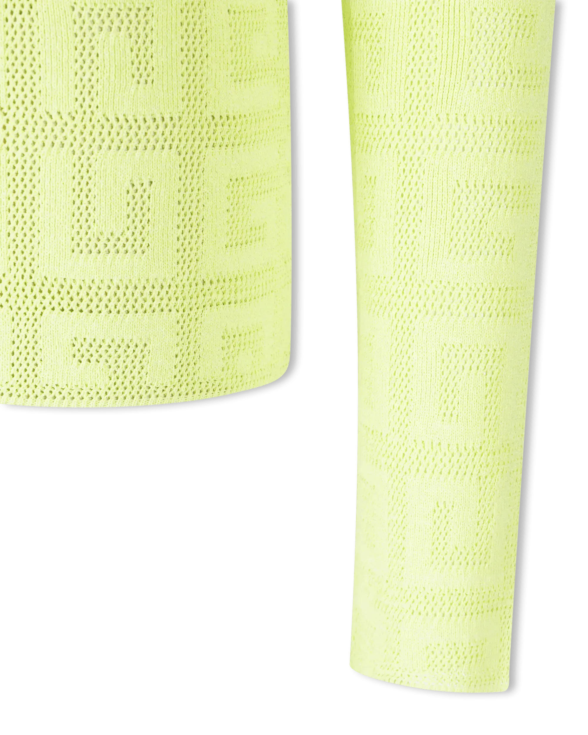 Lasered Monogram Stretch Top