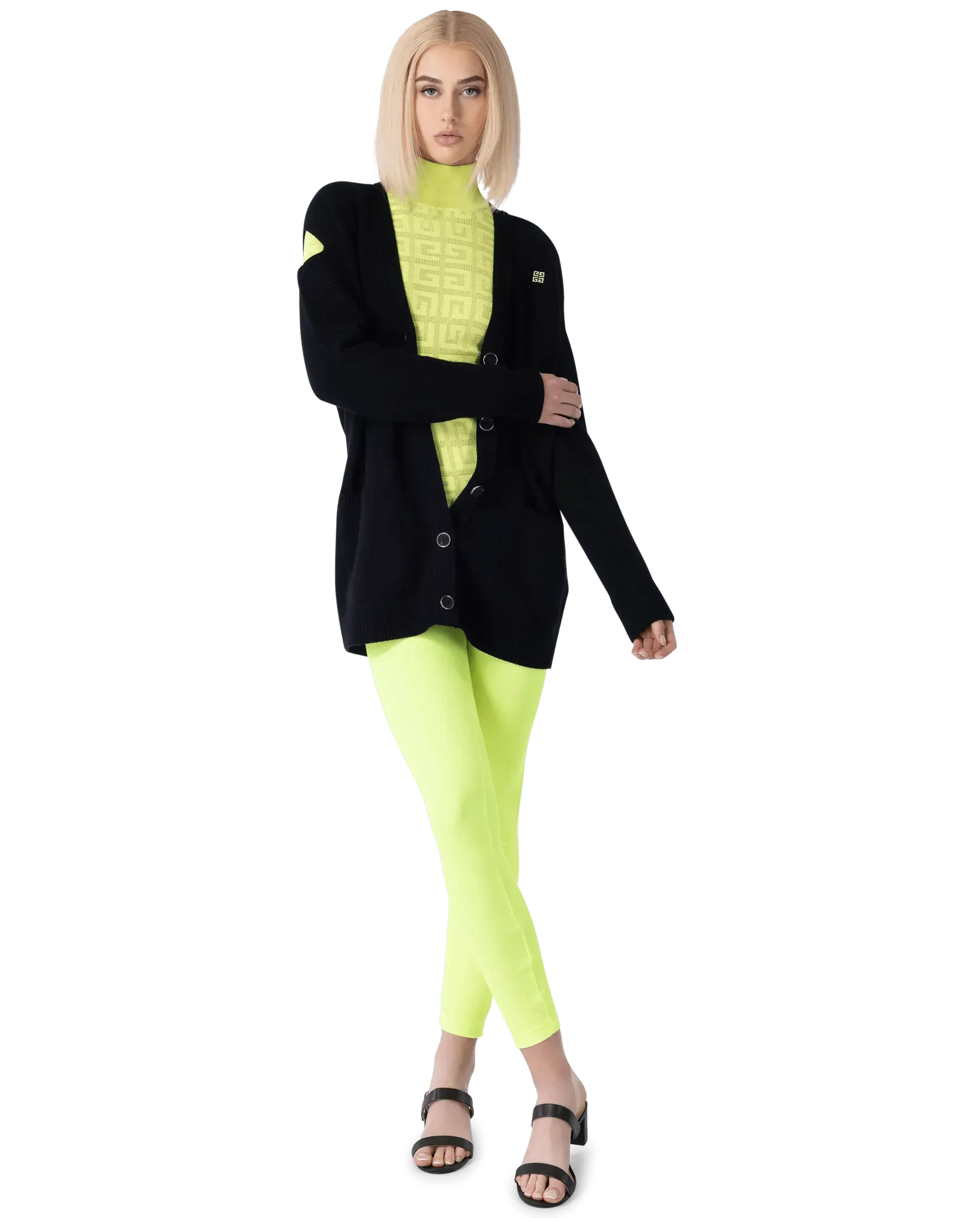 Lasered Monogram Stretch Top