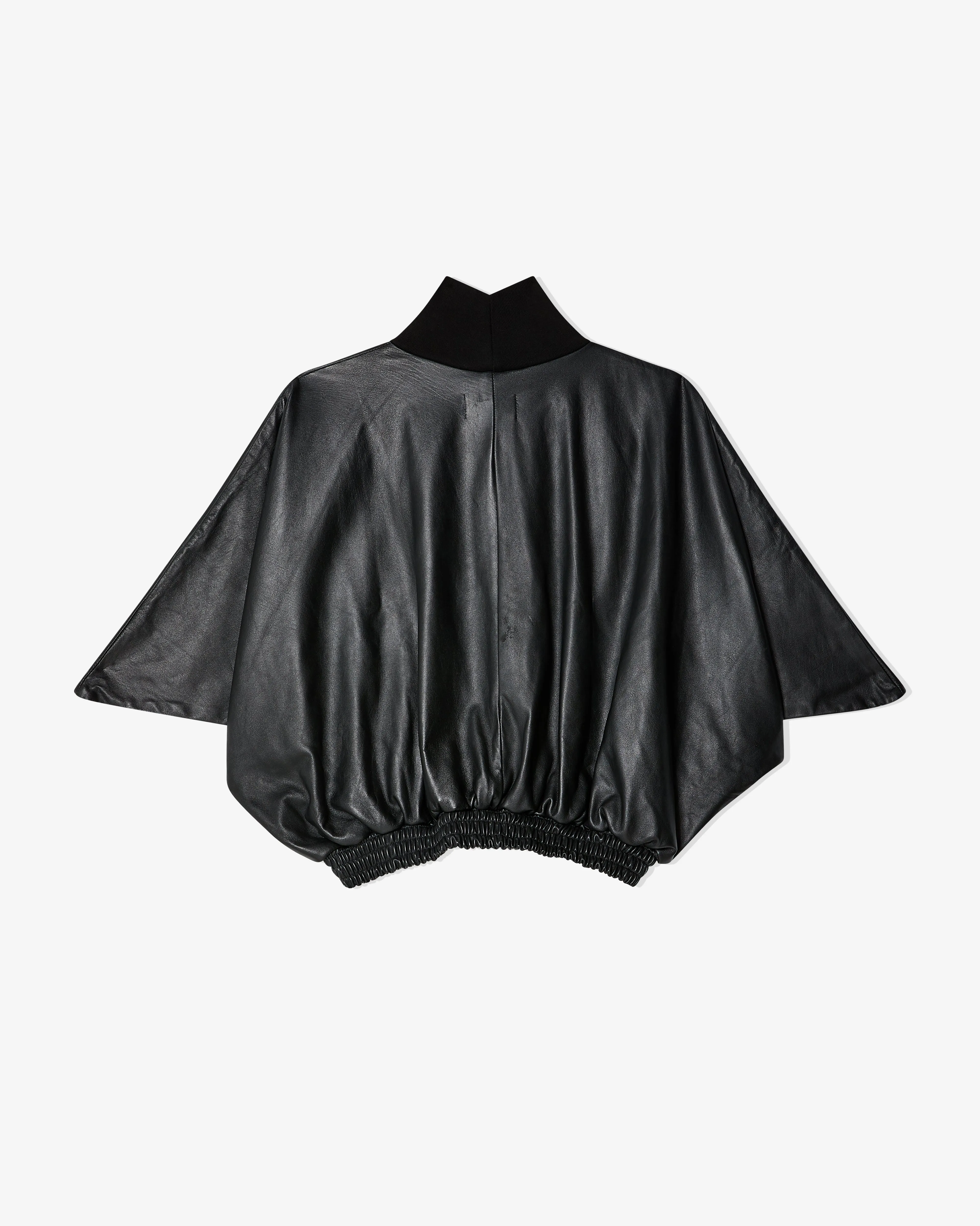 Liberal Youth Ministry - Men's Bath Leather Turtleneck - (Black)