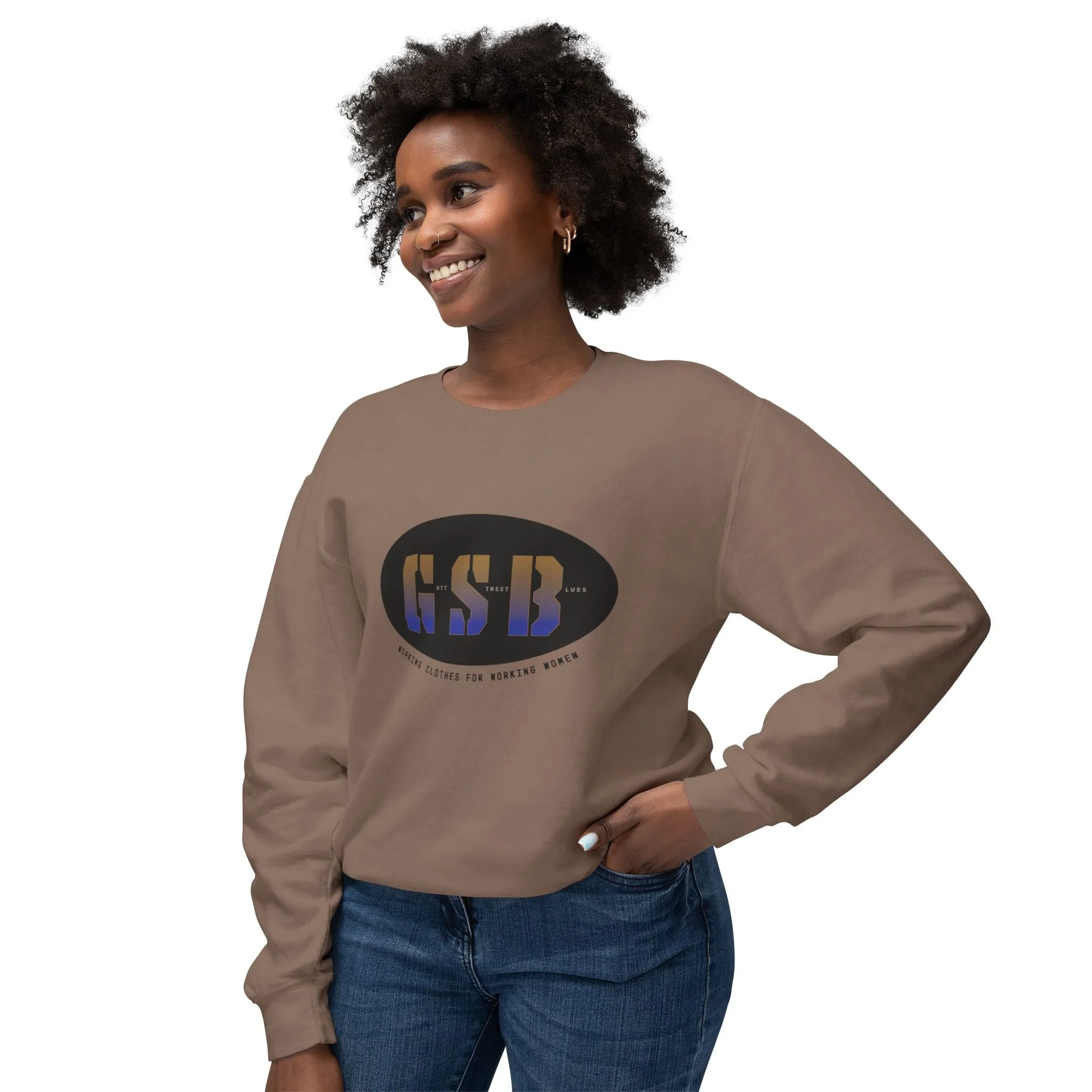 Logo Unisex Lightweight Crewneck Sweatshirt