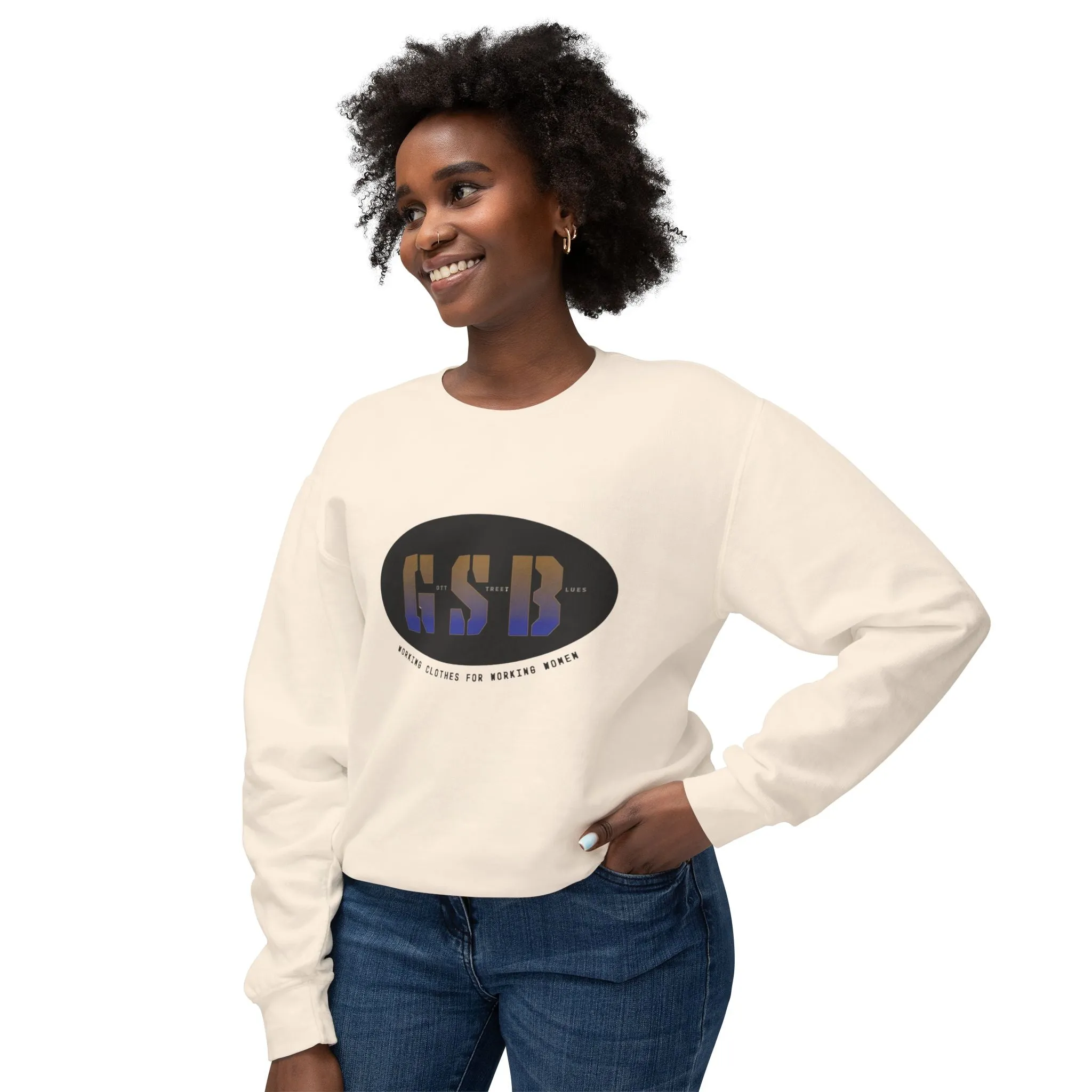 Logo Unisex Lightweight Crewneck Sweatshirt
