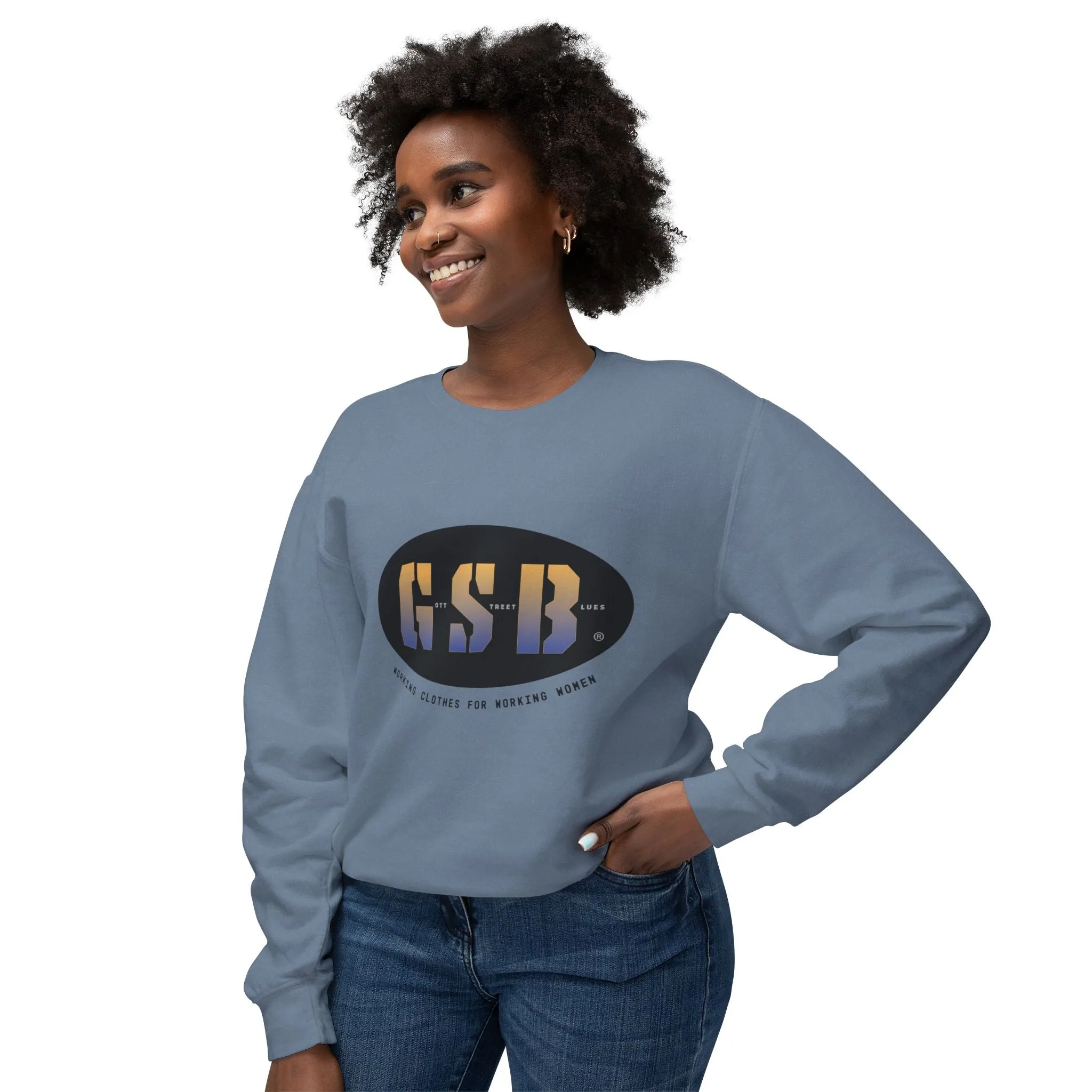 Logo Unisex Lightweight Crewneck Sweatshirt