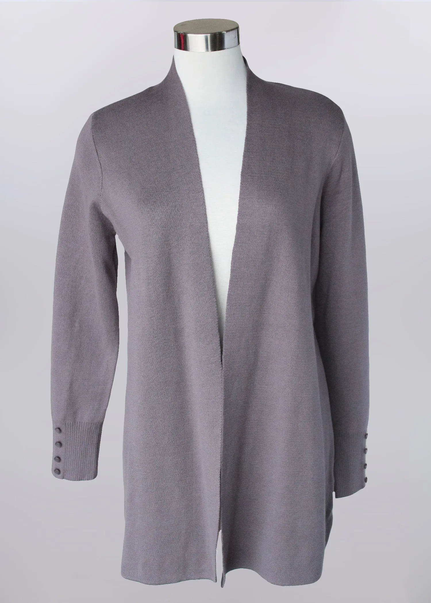 Long Open Front Cardigan