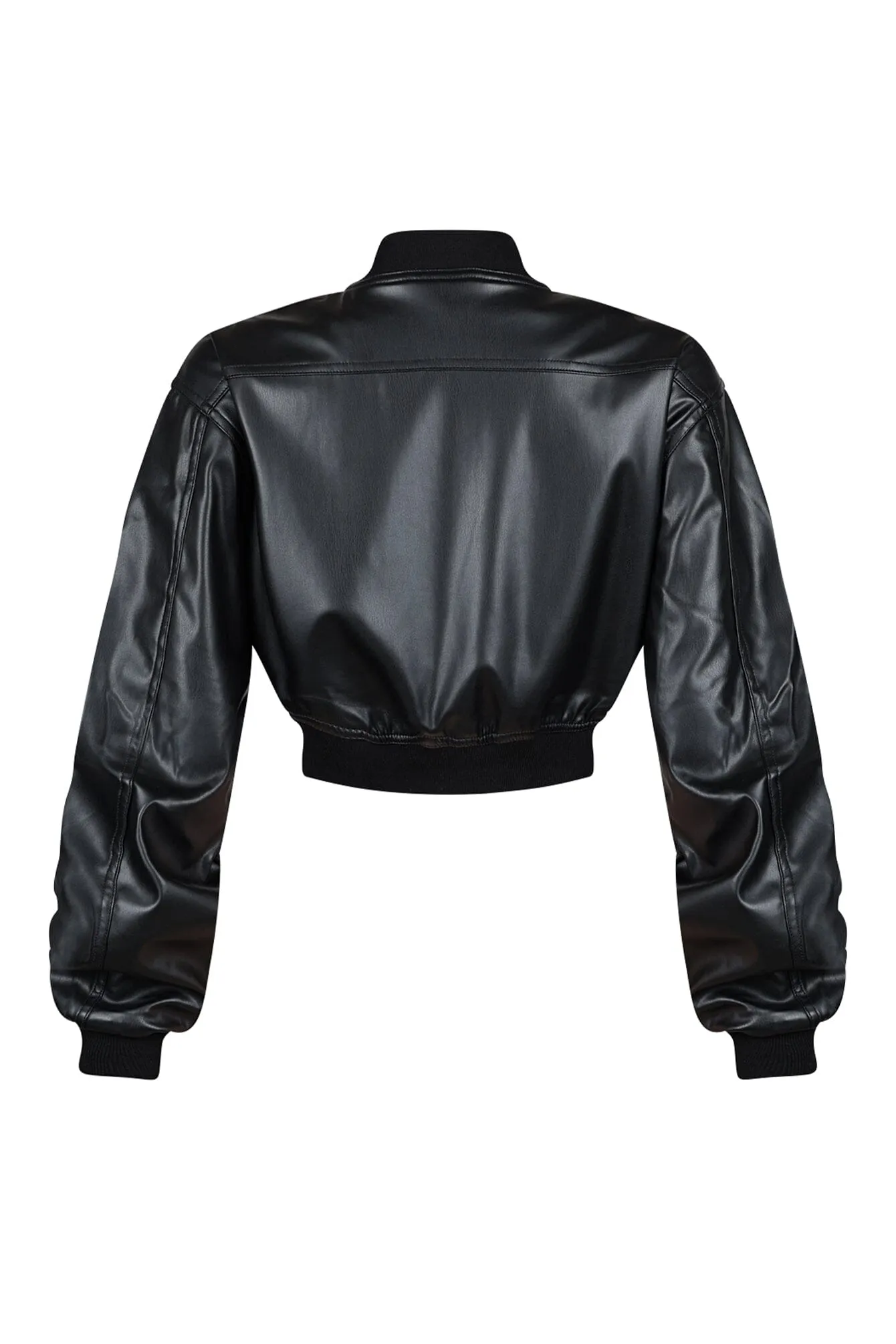 Milan Faux Leather Cargo Jacket