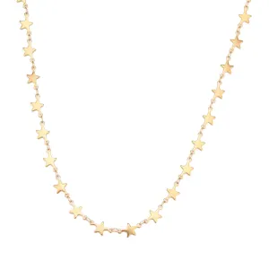 Modern Minimalist Jewelry Star Unisex Stainless Steel Chain Necklace