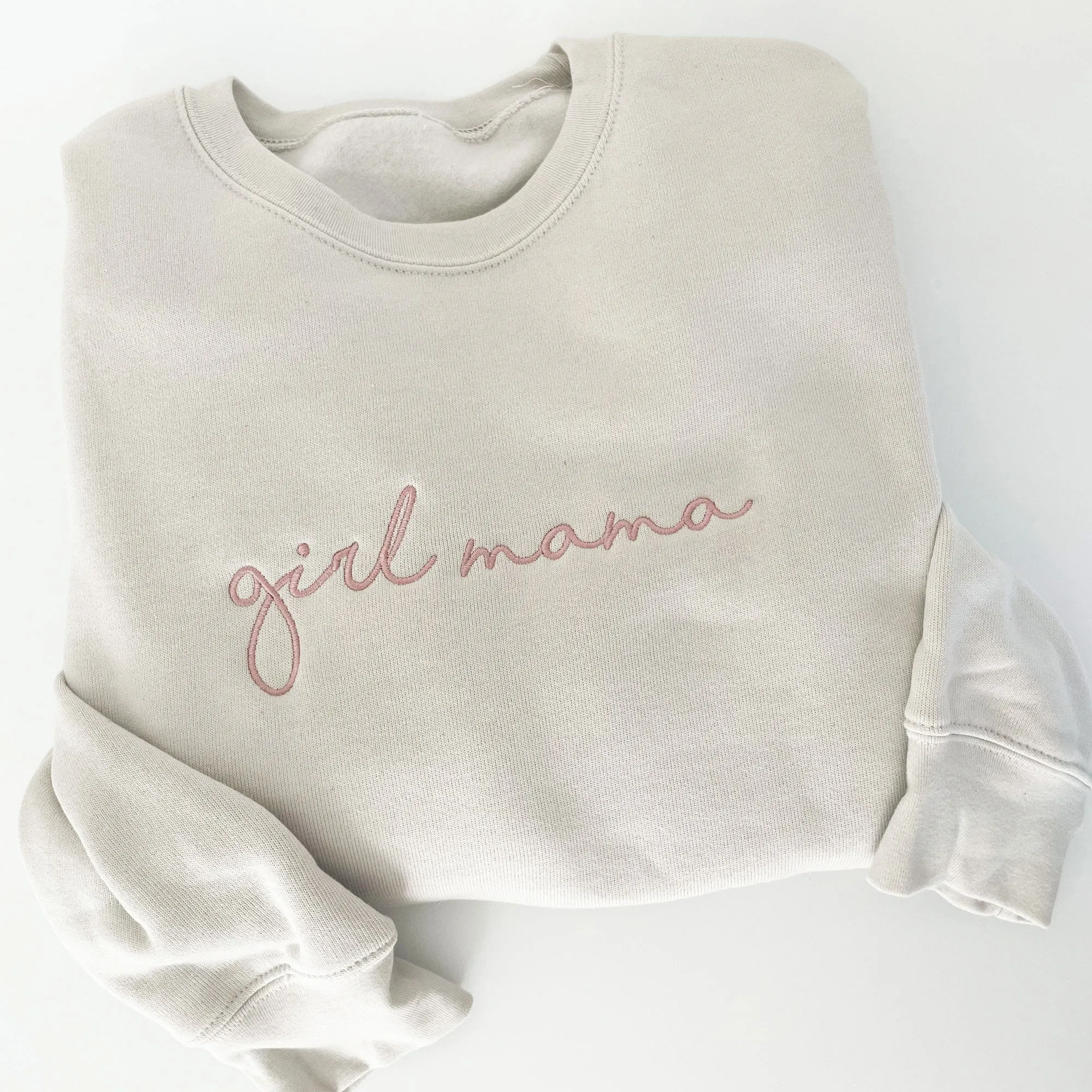 Modern Script Mama Bella and Canvas Sweatshirt
