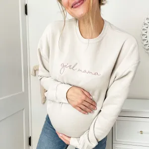 Modern Script Mama Bella and Canvas Sweatshirt