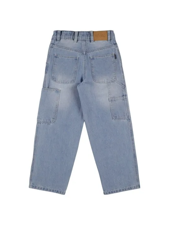 Molo   Cotton blend straight jeans 