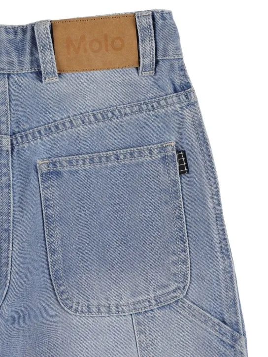 Molo   Cotton blend straight jeans 