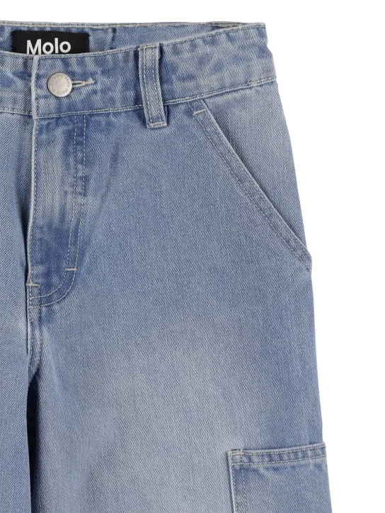 Molo   Cotton blend straight jeans 