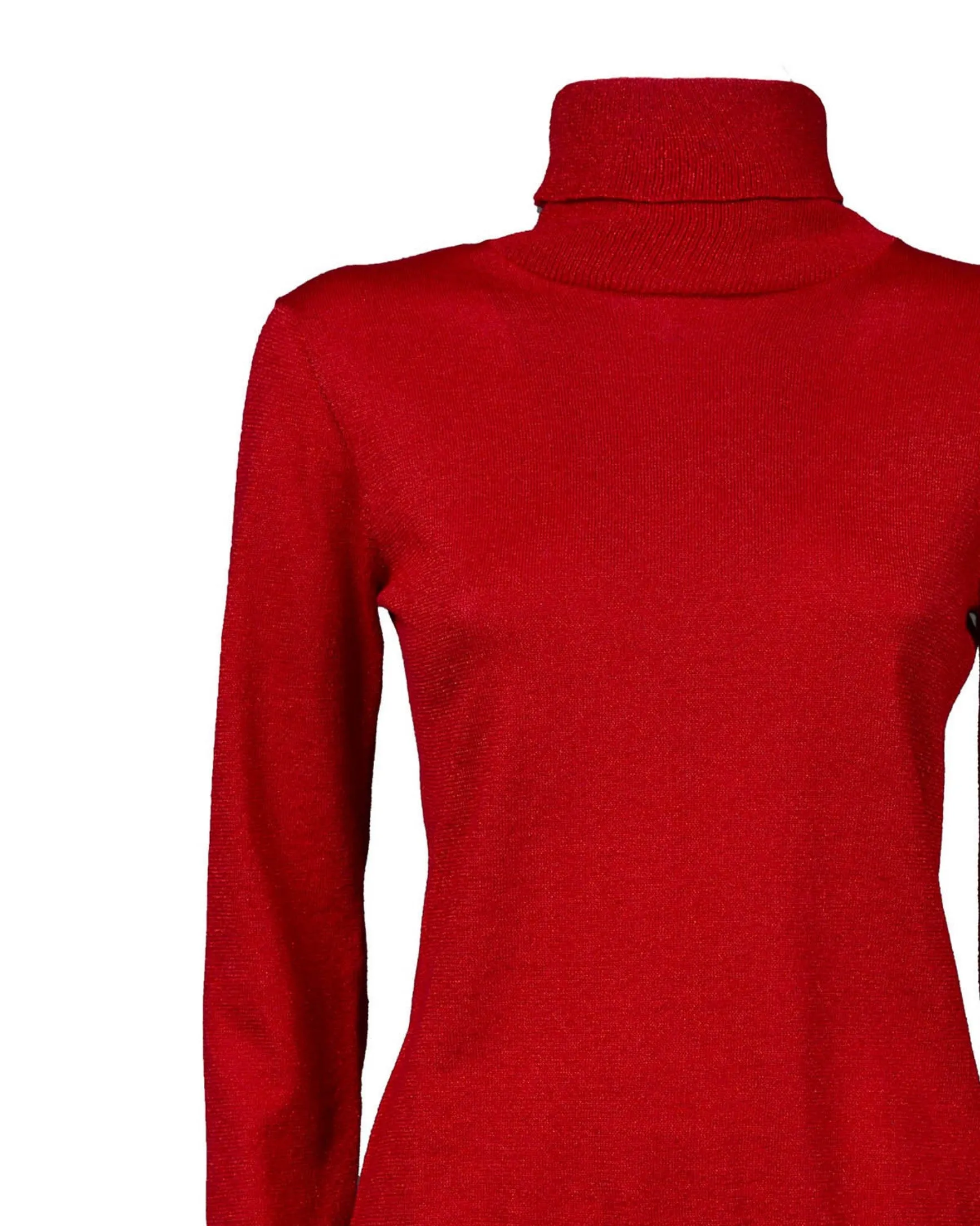Monochrome turtleneck sweater