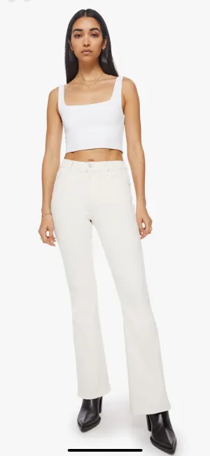 MOTHER-High Wasted Weekender Skimp Marshmellow