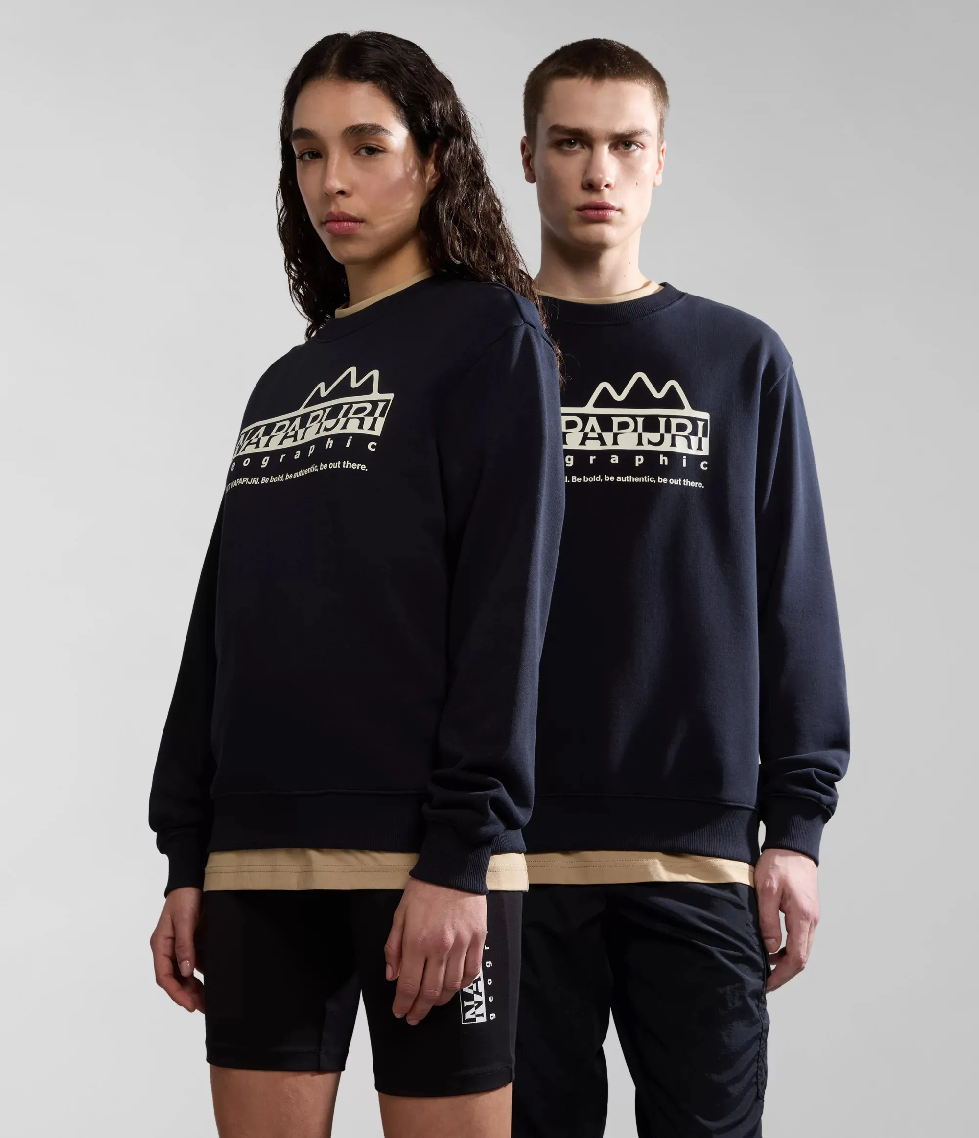 Napapijri Unisex Faber Sweatshirt Black | Buy Napapijri Unisex Faber Sweatshirt Black here | Outnorth