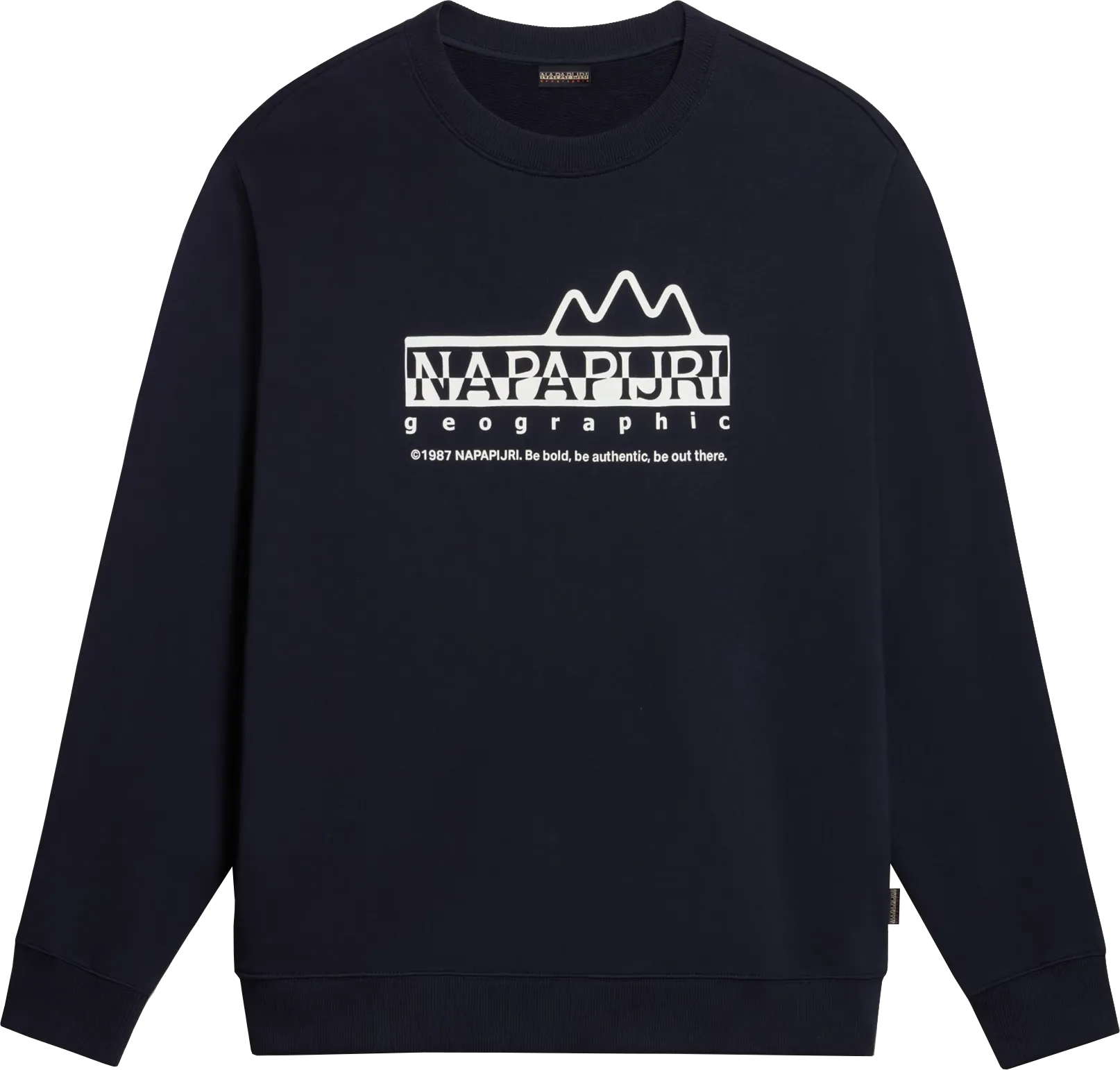 Napapijri Unisex Faber Sweatshirt Black | Buy Napapijri Unisex Faber Sweatshirt Black here | Outnorth