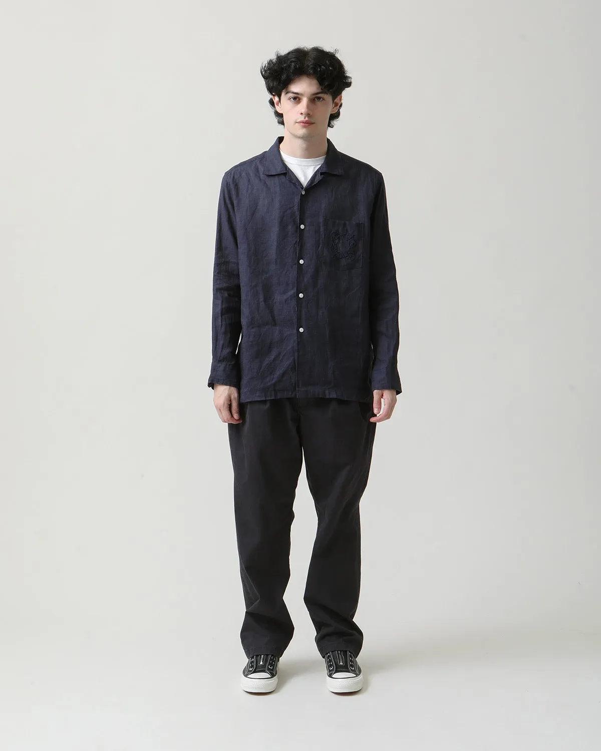 OFFICER CHINO TROUSERS COTTON CHINO CLOTH