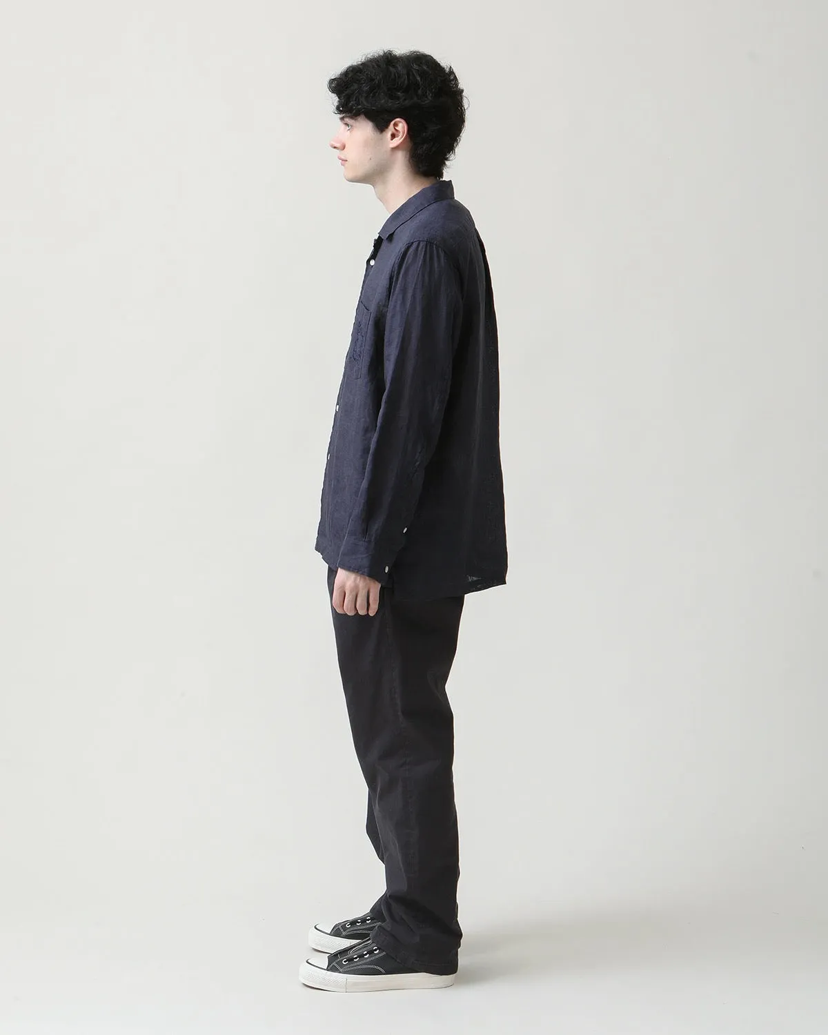 OFFICER CHINO TROUSERS COTTON CHINO CLOTH