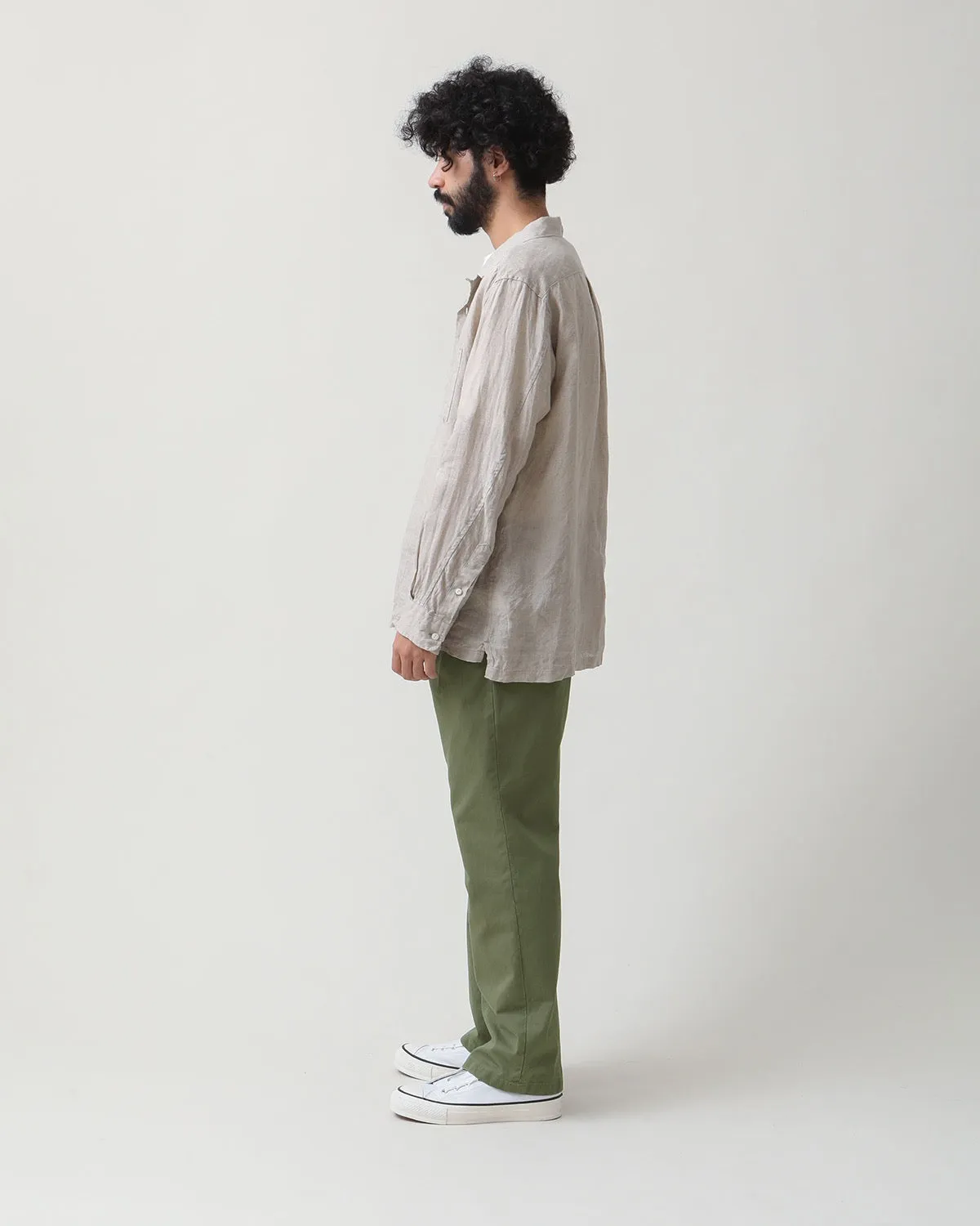 OFFICER CHINO TROUSERS COTTON CHINO CLOTH