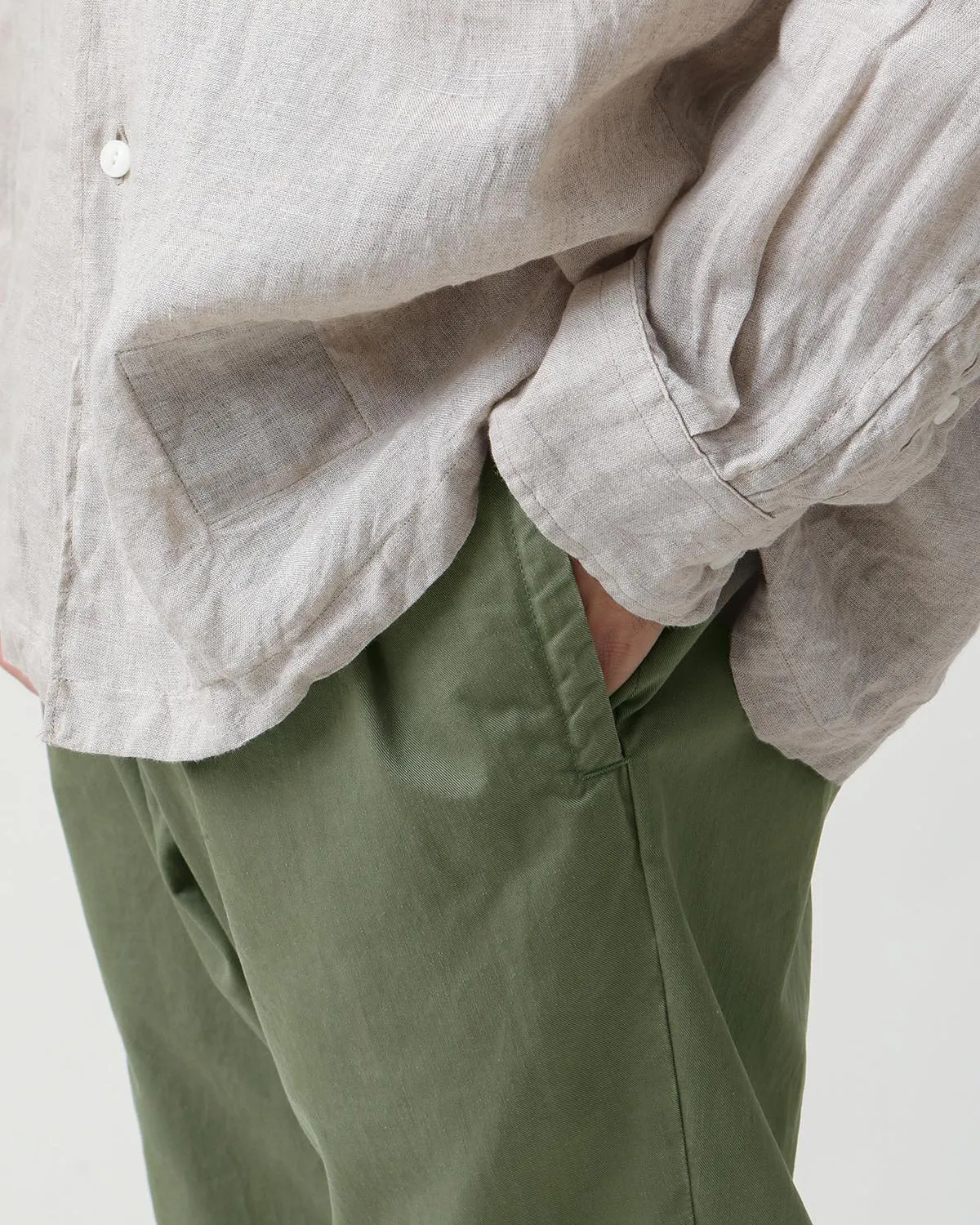 OFFICER CHINO TROUSERS COTTON CHINO CLOTH
