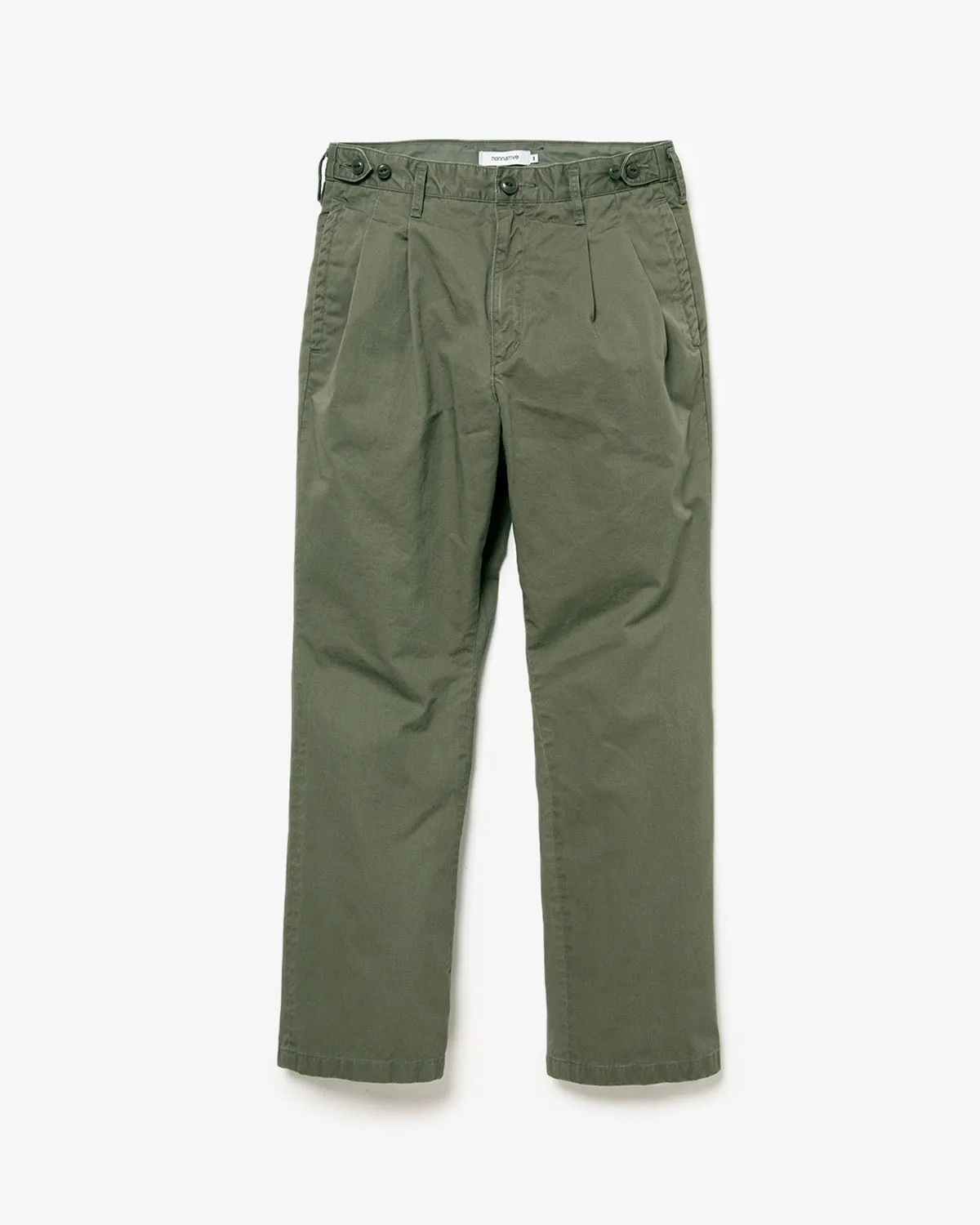 OFFICER CHINO TROUSERS COTTON CHINO CLOTH