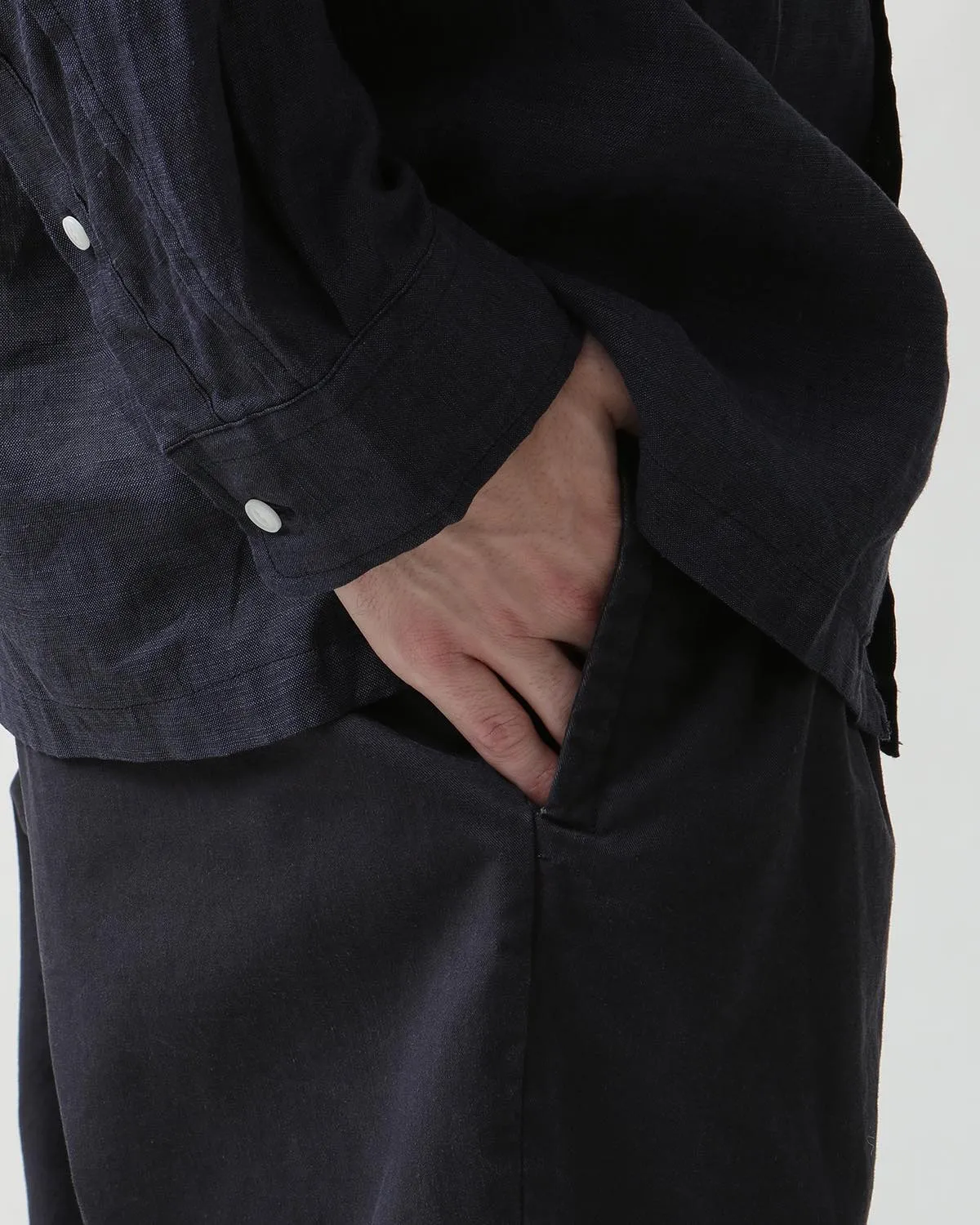 OFFICER CHINO TROUSERS COTTON CHINO CLOTH