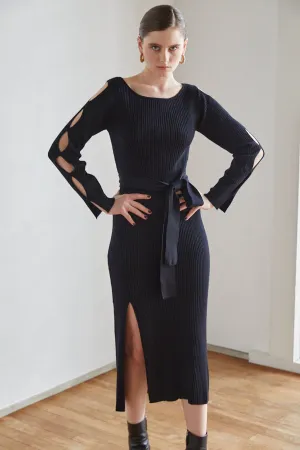 On My Way Long Dress <br>  -BLK-