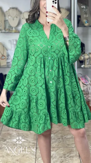 OS Eyelet Dress