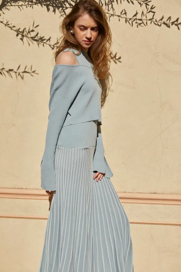 Our Song Knit Dress Set  <br> -Mint.blue-
