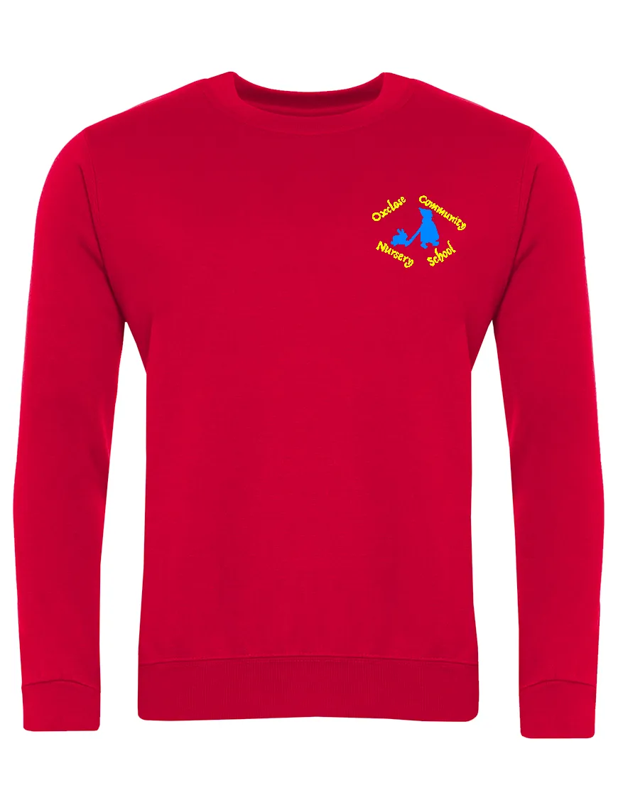 Oxclose Community Nursery School Red Sweatshirt