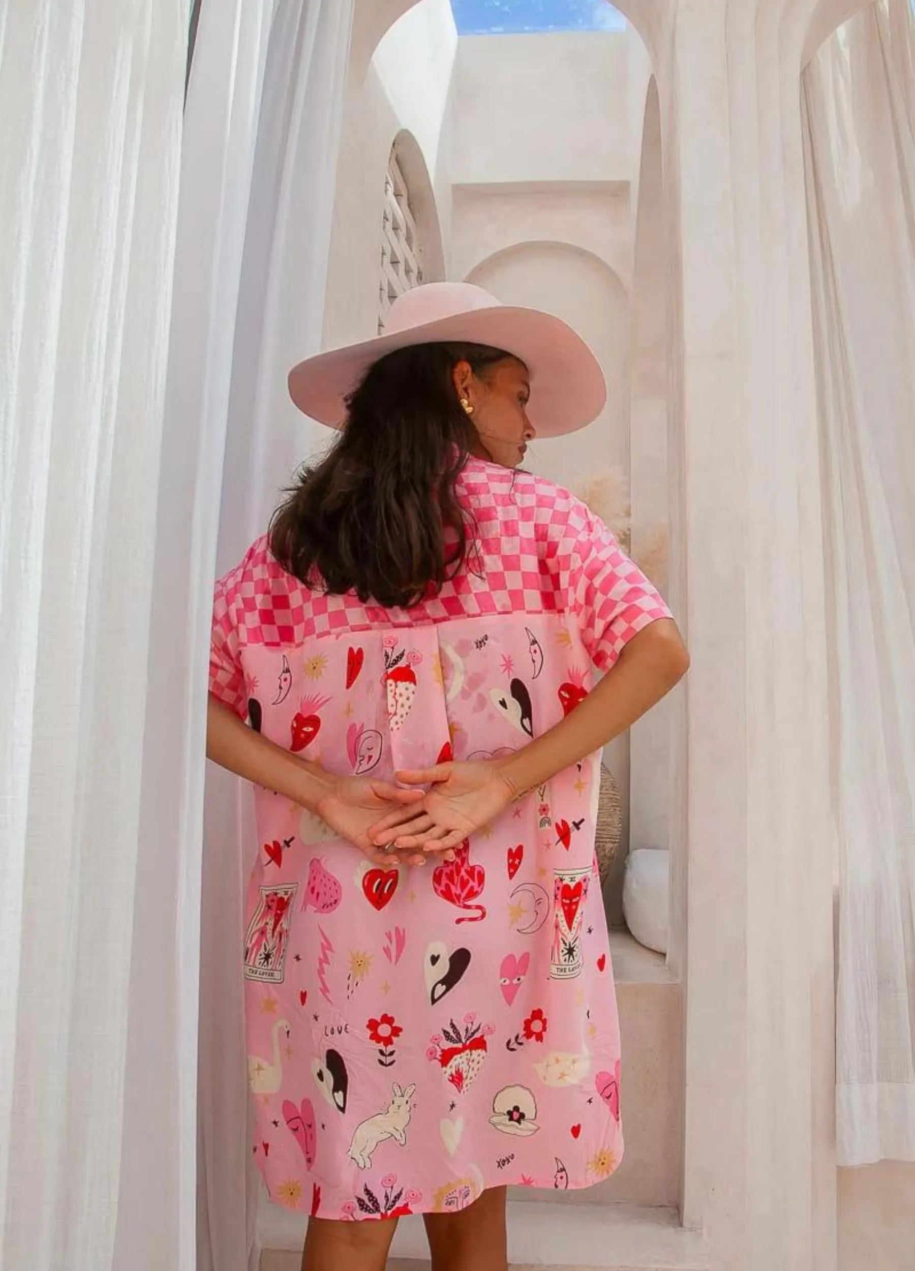 Palm Collective - Valentines Shirt Dress