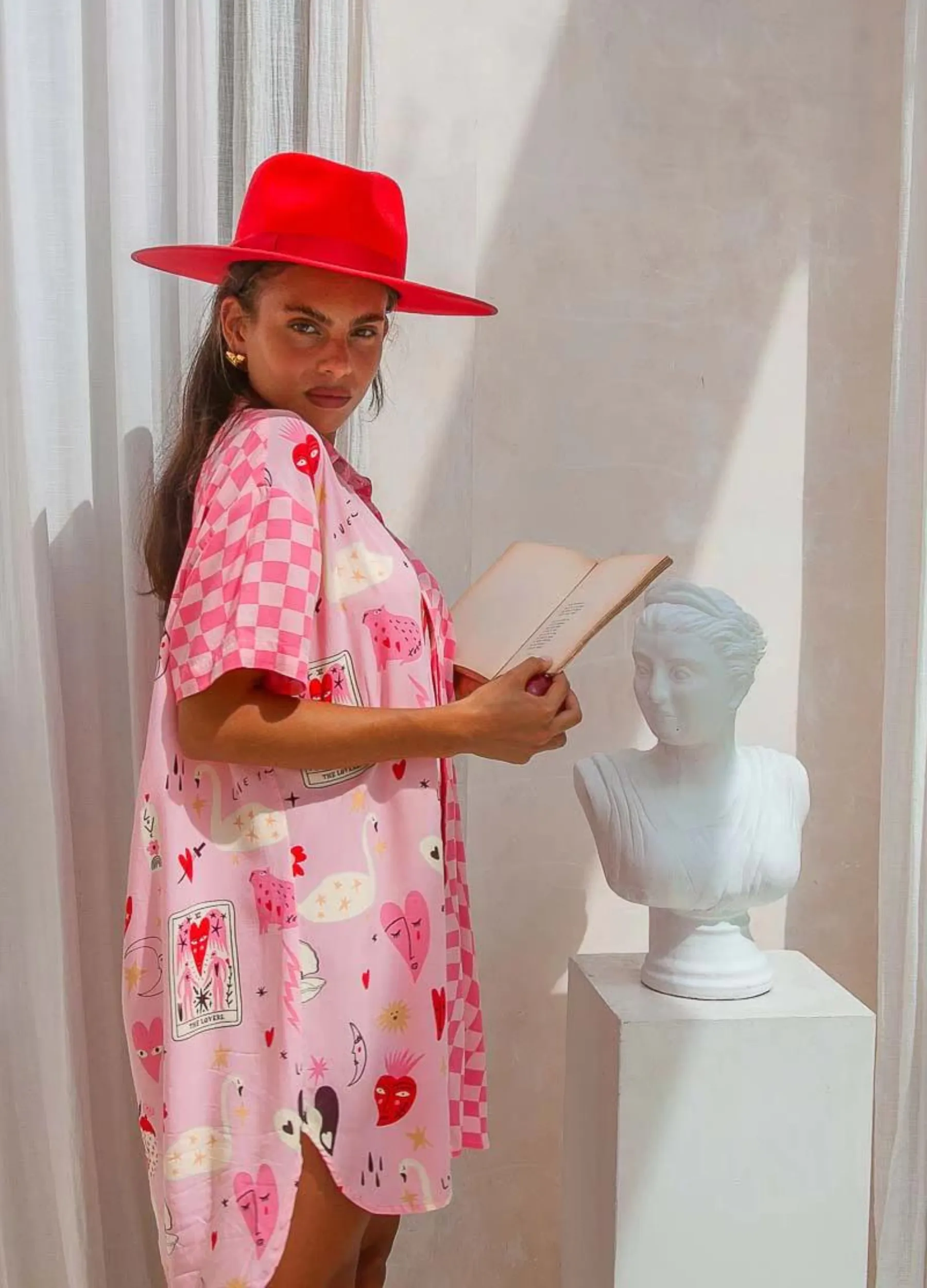Palm Collective - Valentines Shirt Dress