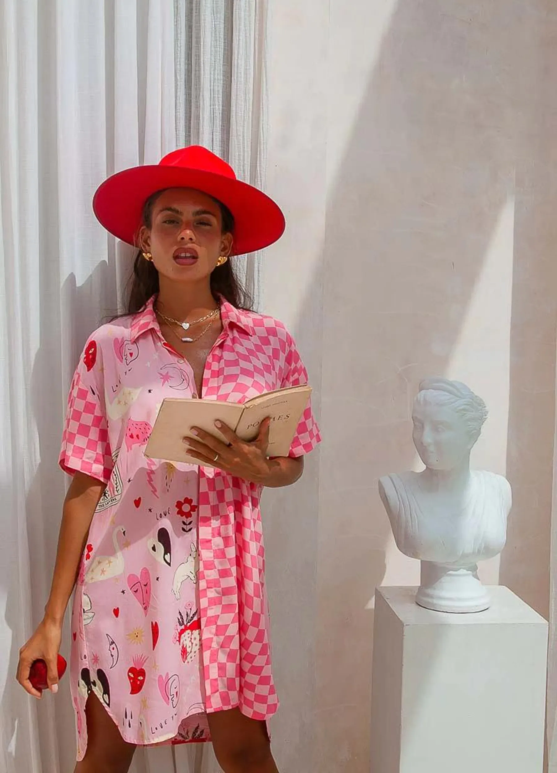 Palm Collective - Valentines Shirt Dress