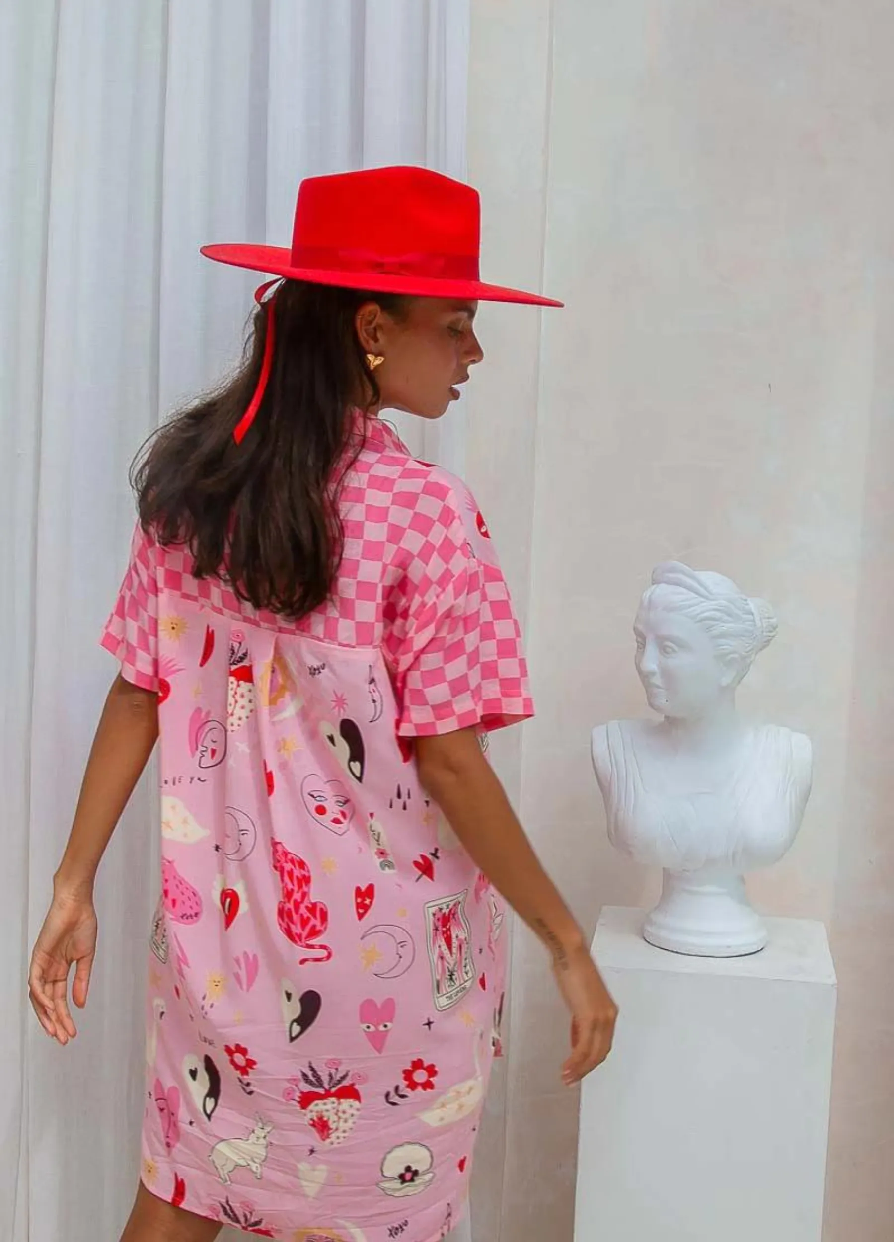 Palm Collective - Valentines Shirt Dress