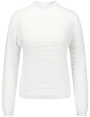 Pullover mit Wellen-Struktur
