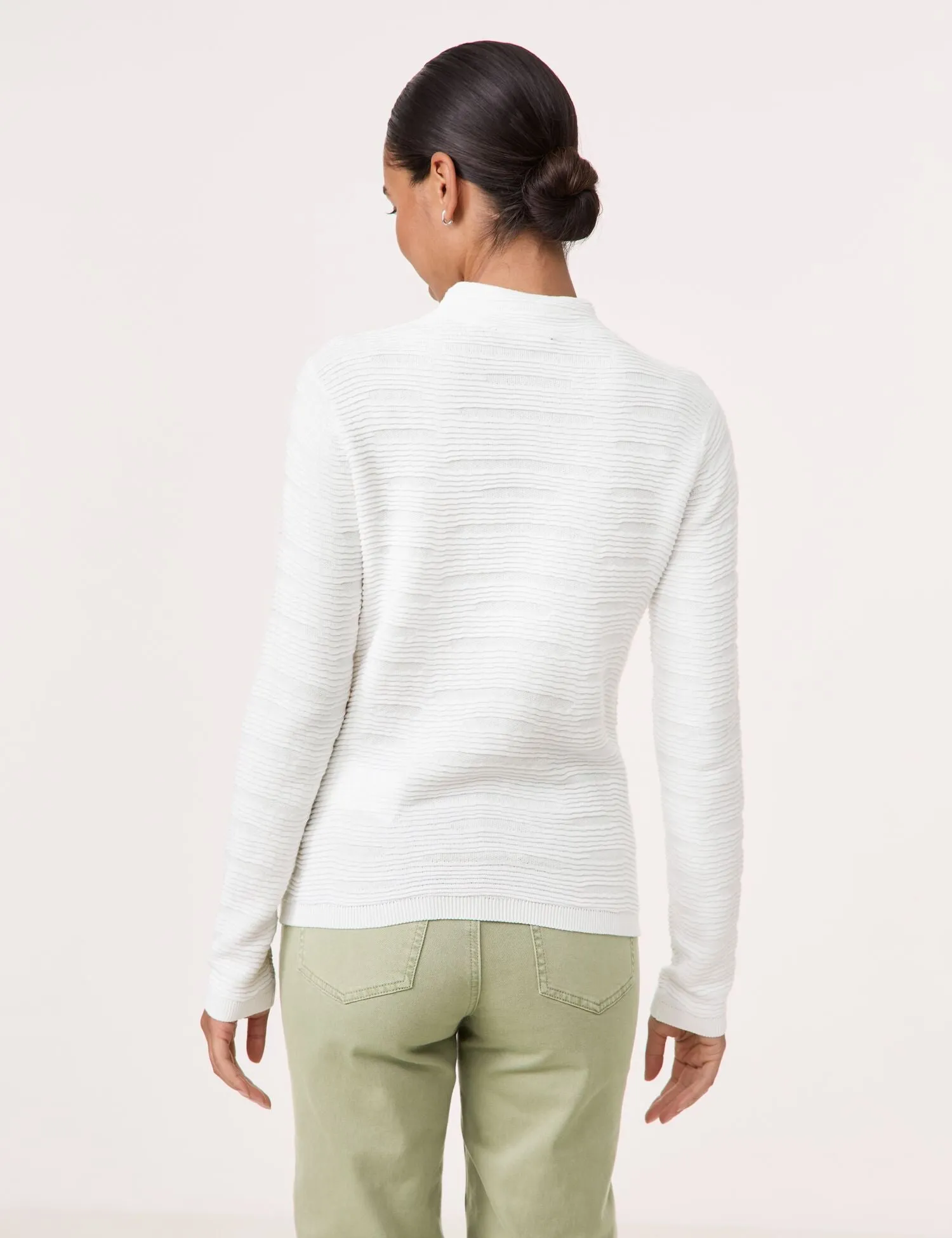 Pullover mit Wellen-Struktur