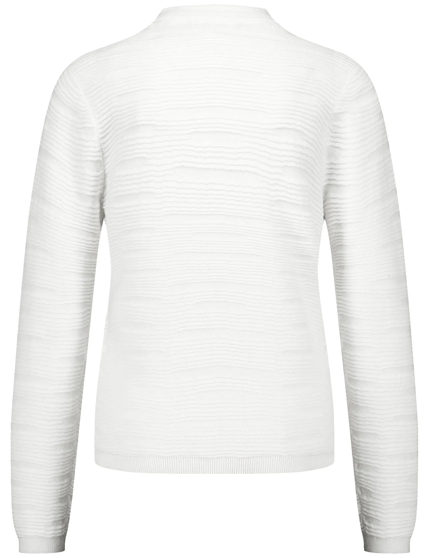 Pullover mit Wellen-Struktur
