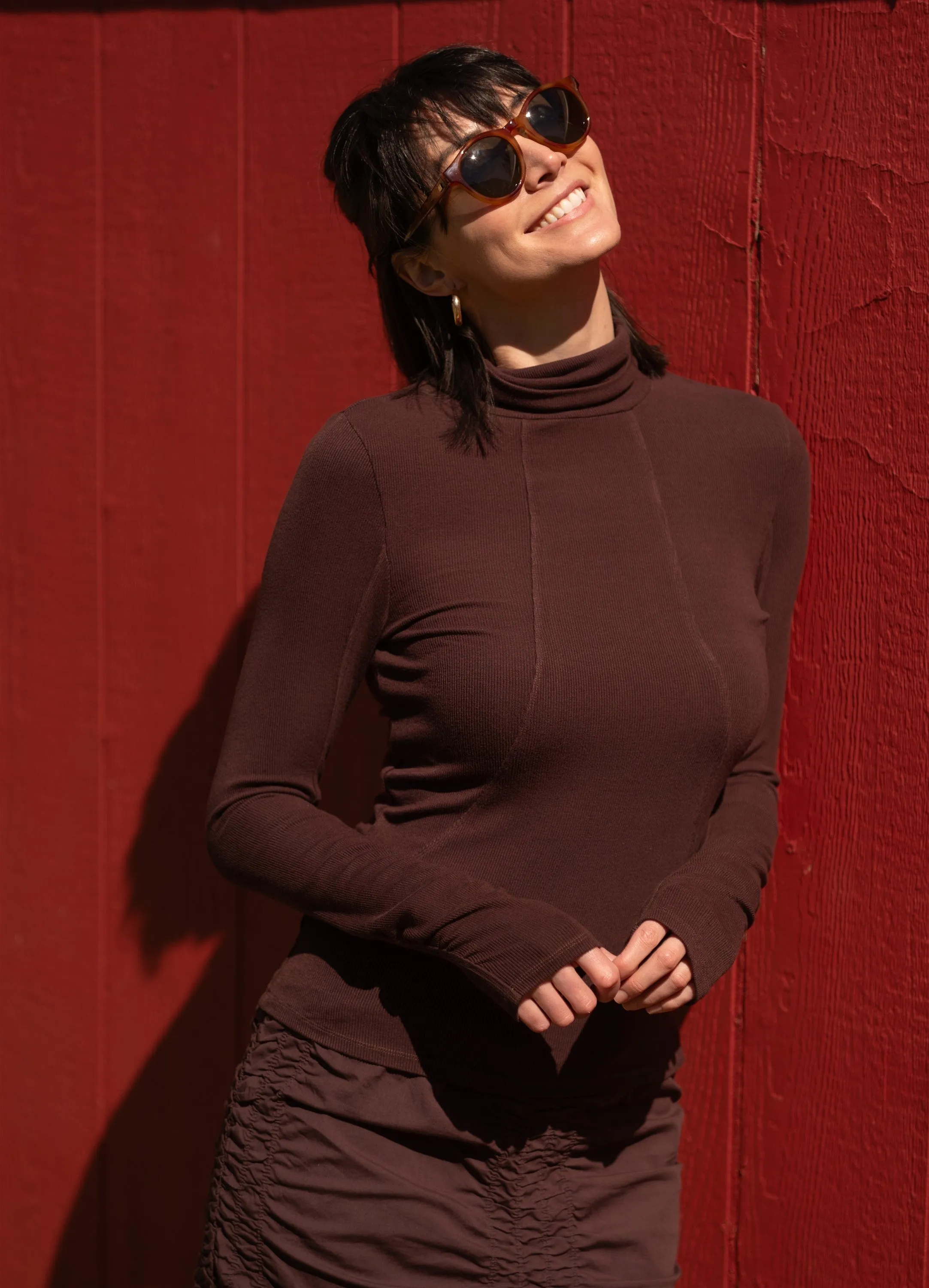 Rib Sorren Turtleneck