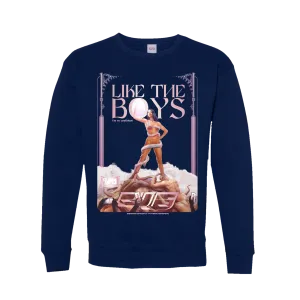 Rina Sawayama / Comme Des Garçons (Like The Boys) Navy Crew Sweatshirt