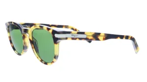 Salvatore Ferragamo SF935S 214 Tortoise Round Sunglasses