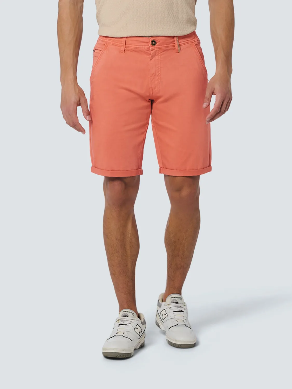 Short Chino Garment Dyed Twill Stretch | Melon