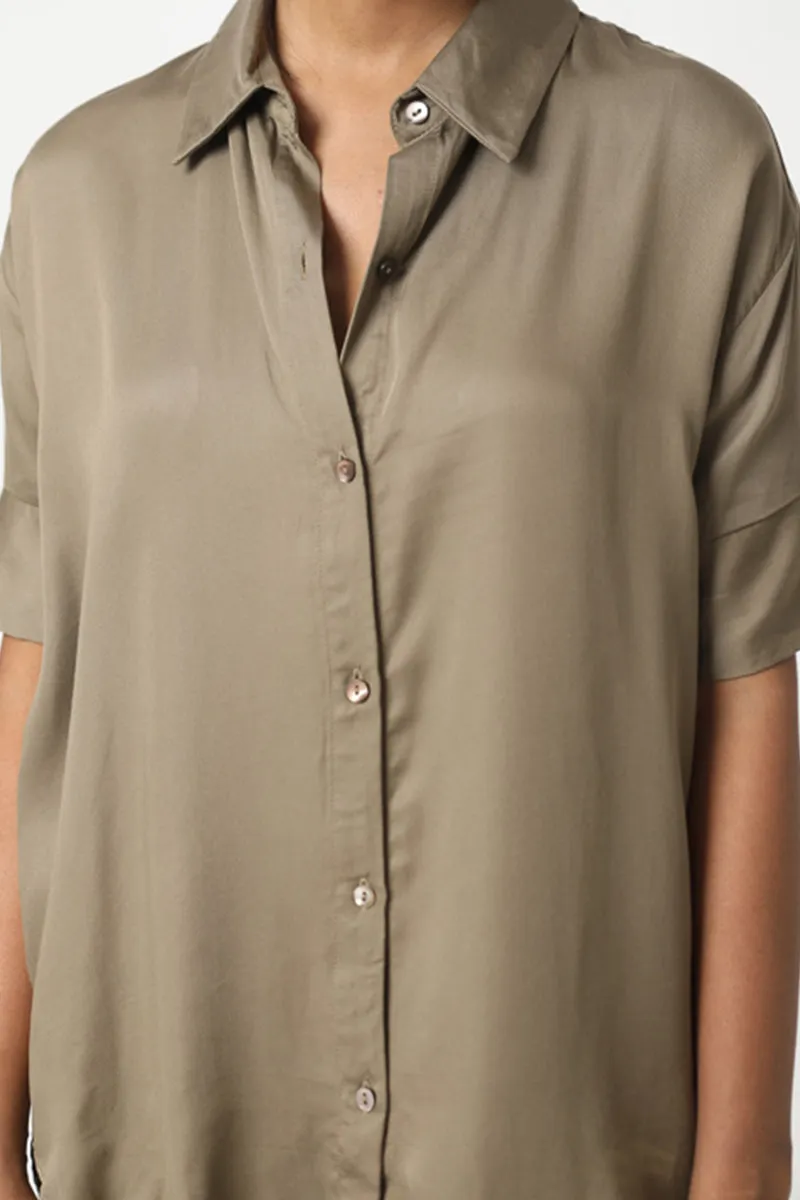 Short Sleeve Boyfriend Shirt