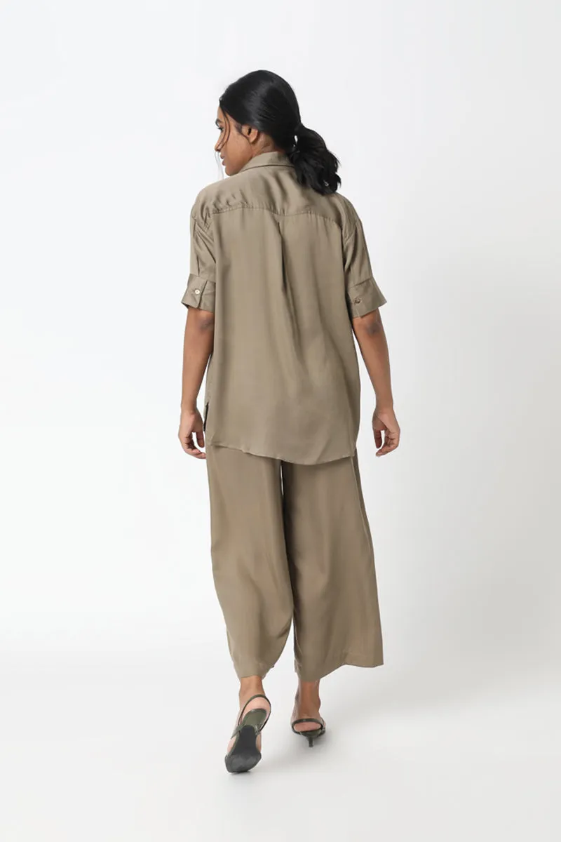 Short Sleeve Boyfriend Shirt