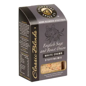Shropshire Spice Co English Sage & Roast Onion White Crumb Stuffing Mix 150g